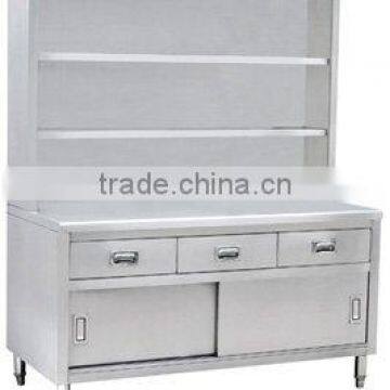Restaurant Stainless Steel Kitchen Cabinets Top Shelf Simple Design/Kitchen Storage Cabinet With Drawers photo-2