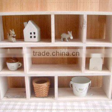 zakka white display cube wall shelf