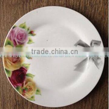 Bulk Ceramic Plate Dishes ,porcelain Dinner Plate for Promotion