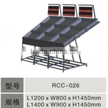 Used Supermarket Vegetable Displays Metal Fruit Vegtable Display Stand