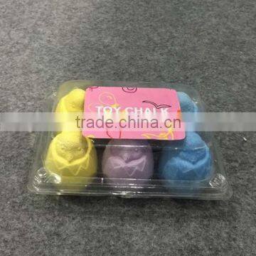Easter toy chicken eggs chalk