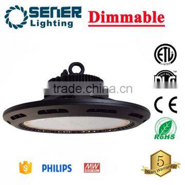 CE ROSH ETL DLC 5 years warranty Meanwell driver IP65 LED High Bay Light