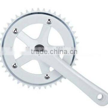 bicycle crank & chainwheel