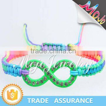 2016 Neon Bracelet Chinese Splayed Charm Rope Braided Bracelet