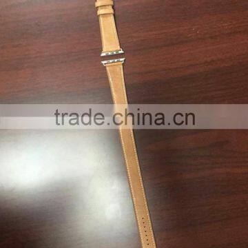3 in 1 Double Single Tour Cuff Leather Watch Band for Apple Watch Straps photo-3