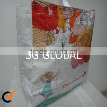 PP shopping woven bag with printing