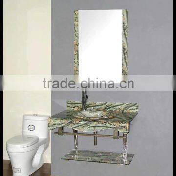 hot sell glass vanity tray/top YL-7136