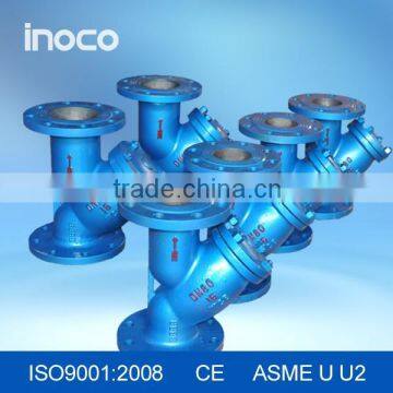 INOCO y strainer filter with CE certificate