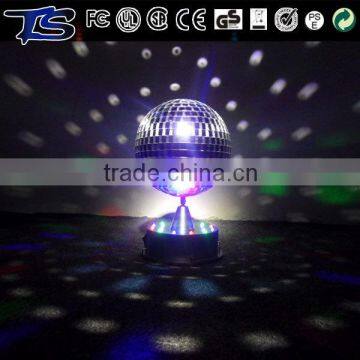 LED rotating table style mirror ball
