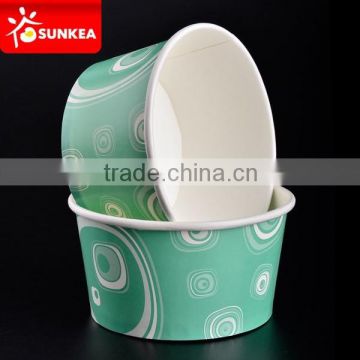 Hot sale popular clear ice cream paper cup, paper cups