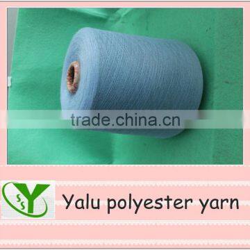 NE 30S/1 100% Polyester Color Yarn for weaving and knittng