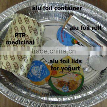 Yogurt cup aluminum foil cover/aluminum foil lid for yogurt