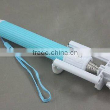 Wired Selfie Stick Handheld Monopod Built-in Shutter Extendable With Fold Holder For IPhone Samsung Smartphone Any Phones Camera photo-5