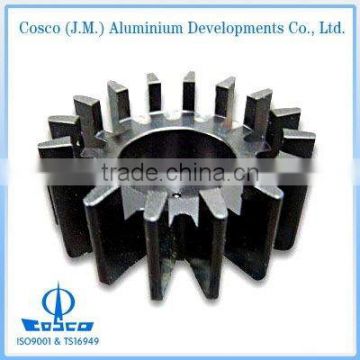 Aluminum Heatsink with balck anodizing and CNC high precison machining