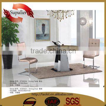 home furniture for marble dining table with metal legs