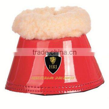 Color Neoprene With Sheepskin Horse Bell Boots/ Neoprene Horse Over Reach Boots / Neoprene Colors Bell Boots/over Reach Boots photo-6