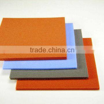 Closed cell flame resistant silicone foam sheet 2mm thickness