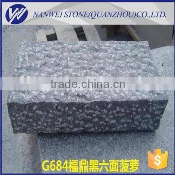 Black Basalt Granite Tiles Stree Paving Stone Block Garden Ground Tiles photo-2