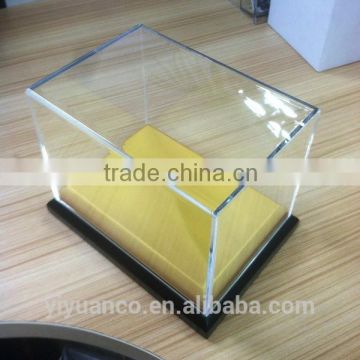 taobao custom clear acrylic box with base