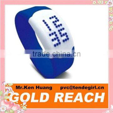 Touch Screen Creative LED Flashing Wristband Watch