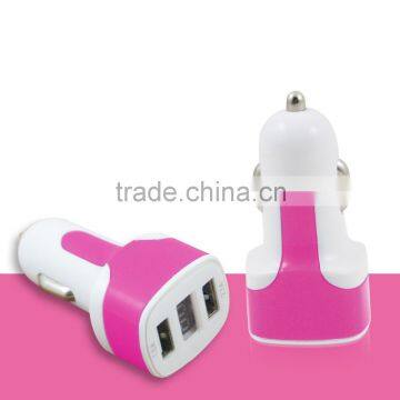 3 Port USB Car Rapid Quick Charger