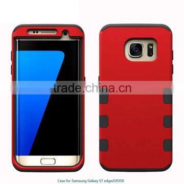 For Galaxy S7 edge workman combo rubber cellphone cover skin