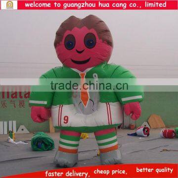 2015 best selling cheap inflatable cartoon characters / inflatable cartoon for sport game