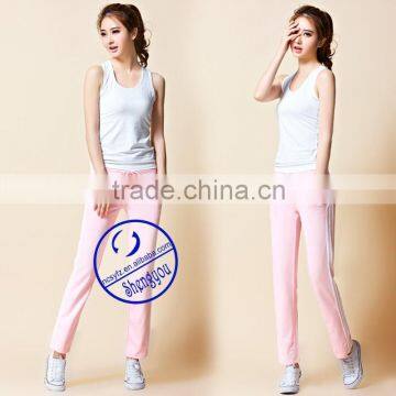 100 Cotton Wholesale Women Sports Pants Factories in China photo-3