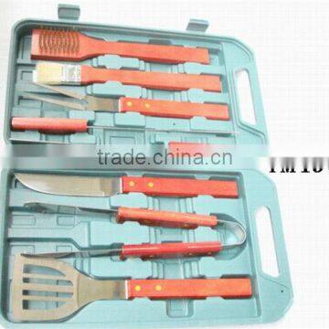 BBQ set bamboo bbq tool sest style 5pc bbq grill set barbeque tool 01 BBQ tool