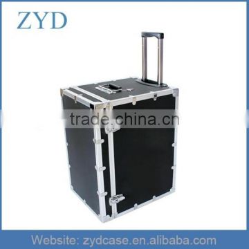 Aluminum waterproof steel corners rolling camera equipment case, 56 x 44 x 36cm