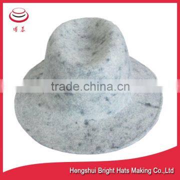 2016 Fashion Mix Color Fedora Wool Felt Hat photo-2