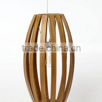 Decorative Creative Wooden Bamboo Pendant Light Fixture