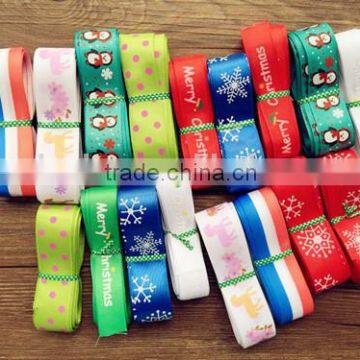 Decorative Custom Inch Grosgrain Printed Ribbon for Company Logo photo-2
