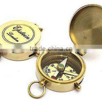 Brass Direction Compass POCKET COMPASS - Epstein London