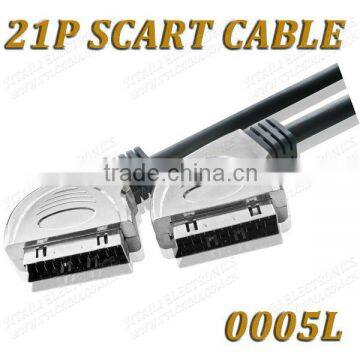 21p Plug Scart Cable