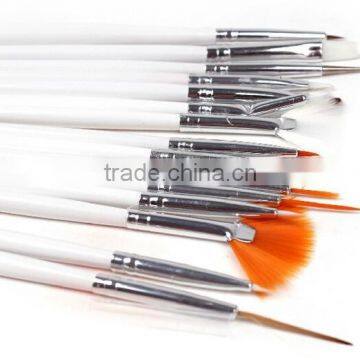 nail art brush set plastic nail brush long-handled nail brush