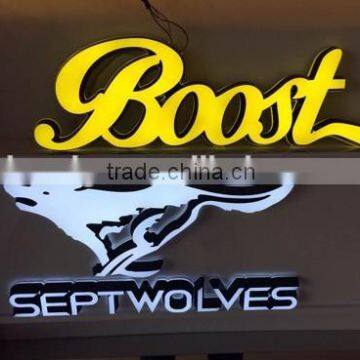 wall mounted acrylic sign