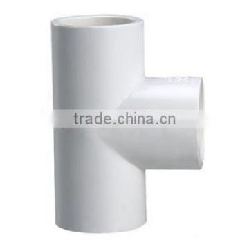 Made in China Plastic PVC tee/PVC equal tee/PVC reducing tee