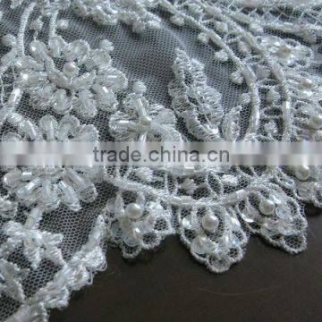 Pearls Beaded Embroidery Lace Designs