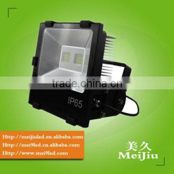 120W 10800LM Meanwell driver PF0.9 CRI80 IP65 AC85-265V Cool White 6000-6500K LED Floodlight