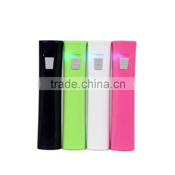 2015 portable power bank 2600mah, charger power bank for iphone