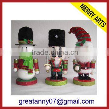 high quality art minds wood wooden nutcracker figurines ornament for christmas