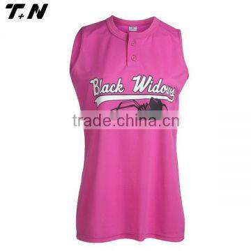 Youth women sublimation softball jersey