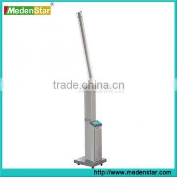 Medical sterilizing Double-Tube Stainless Steel UV Lamp Trolley