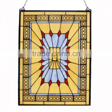 TW1824002, W18"H24" tiffany panel, hanging panel, tiffany windows, stained glass panel, stained glass windows