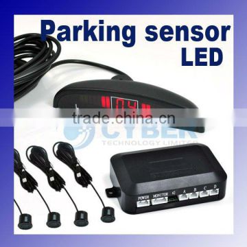 LED Display 4 Parking Sensor Reverse Backup Radar