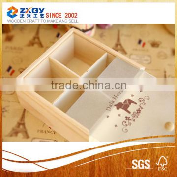 2015 Hot Selling High Quality Special Sliding Lid Wooden Box