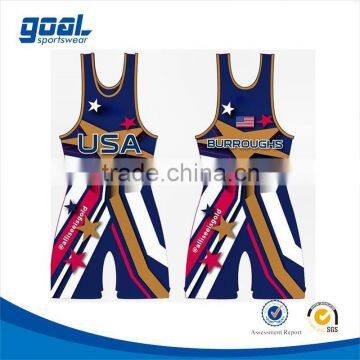 Cool Cheap Wrestling Singlets,sublimation Wrestling Singlet Quality Choice photo-4