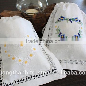 embroidery lavender bags