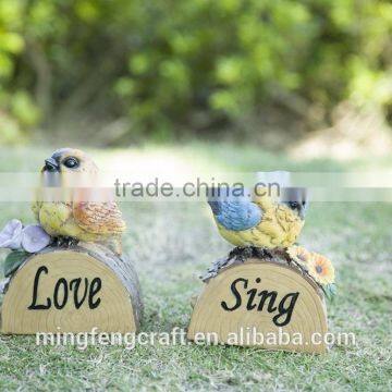 Animated Home Decoration Resin Bird Crafts photo-3